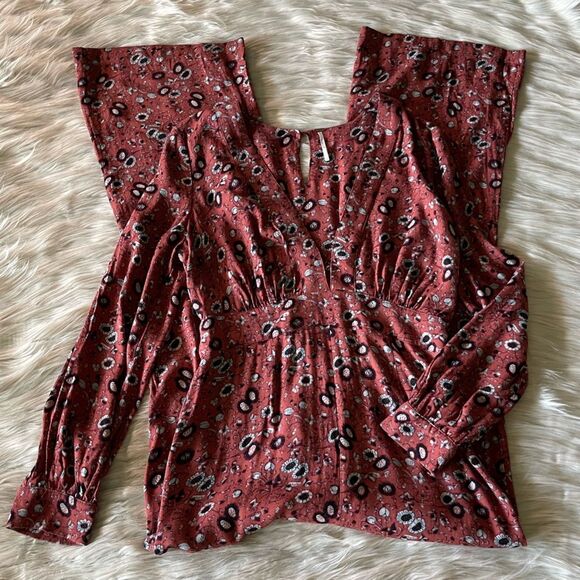 Free People Some Like It Hot Jumpsuit in Rust Combo - Picture 15 of 15